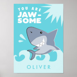 Póster Tiburón, eres la sala de los chicos jawsome