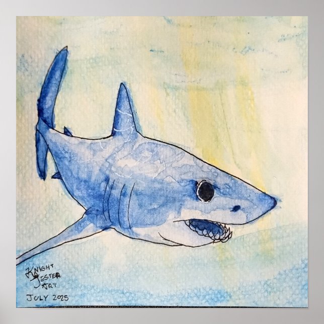Póster Tiburón Mako (Frente)