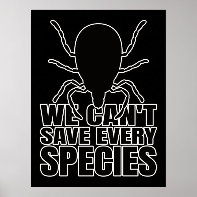 Póster Ticks Tick Ixodida - Entomology Geek (Frente)