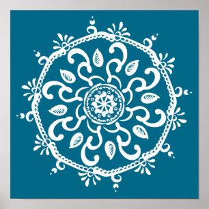 Póster Tidepool Mandala
