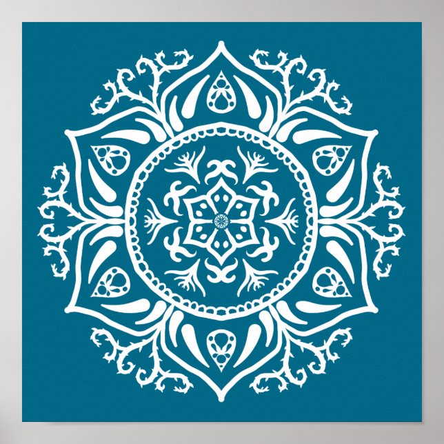 Póster Tidepool Mandala (Frente)
