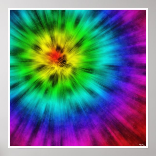 Póster Tie Dye (Frente)