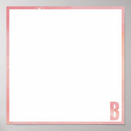 Póster Tie Dye bas mitzva placemat