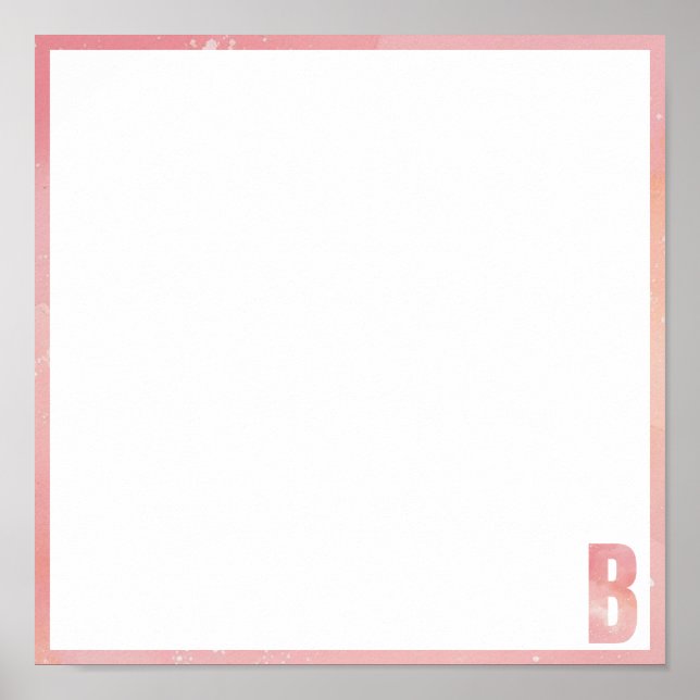 Póster Tie Dye bas mitzva placemat (Frente)