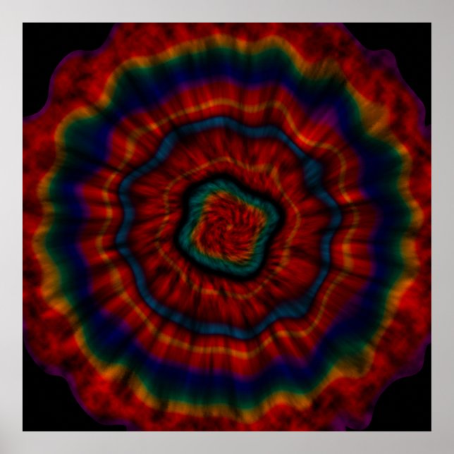 PÓSTER TIE DYE THROW (Frente)
