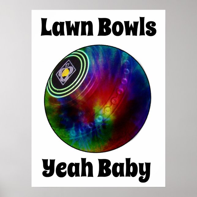 Póster Tie Dyed Lawn Bowl, Poster (Frente)