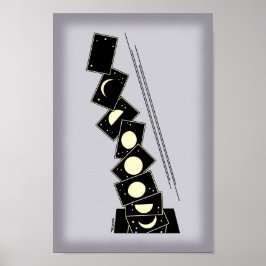 Póster Tiempo cayendo a través de un agujero