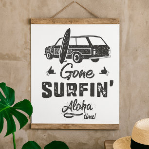 Póster Tiempo de Aloha de Surfing Gone