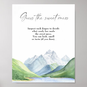 Póster ¡Tiempo de aventura! - adivinen el dulce desastre