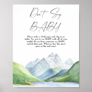 Póster ¡Tiempo de aventura! - No digas Poster de bebé