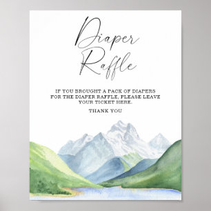 Póster ¡Tiempo de aventura! - poster de rifas de pañales