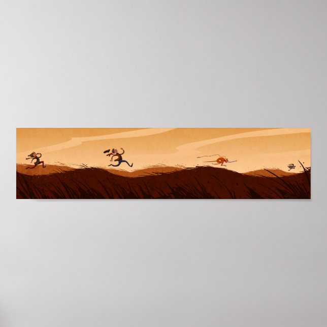 Póster tiempo de caza (Frente)