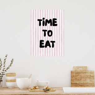 Póster Tiempo de comer