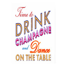 Tiempo de cosecha para beber Poster de champagne