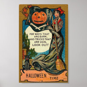 Póster Tiempo de Halloween