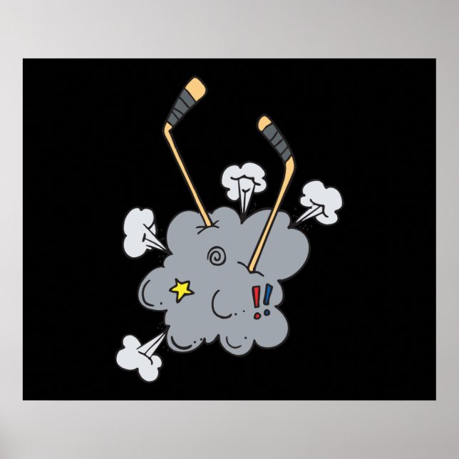 Póster Tiempo de hockey (Frente)