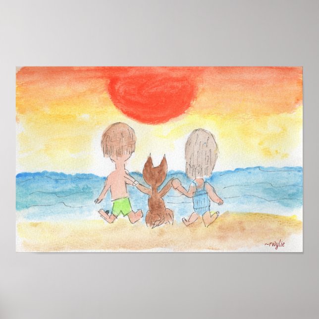 Póster Tiempo de playa - Nuestro lugar feliz (Frente)