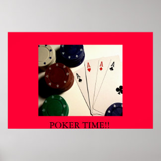 PÓSTER ¡TIEMPO DE POKER!
