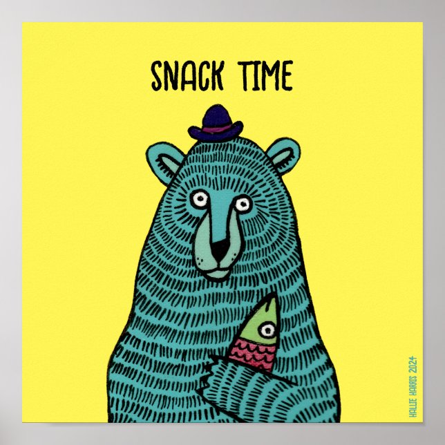 Póster Tiempo de refrigerio (Frente)