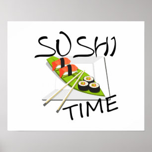 Póster Tiempo de sushi