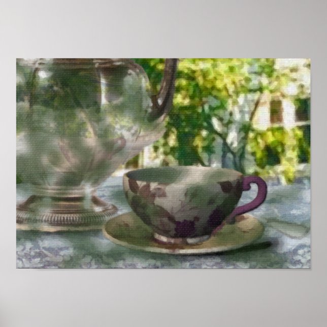 Póster Tiempo de té (Frente)