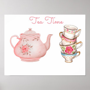 Póster Tiempo de té