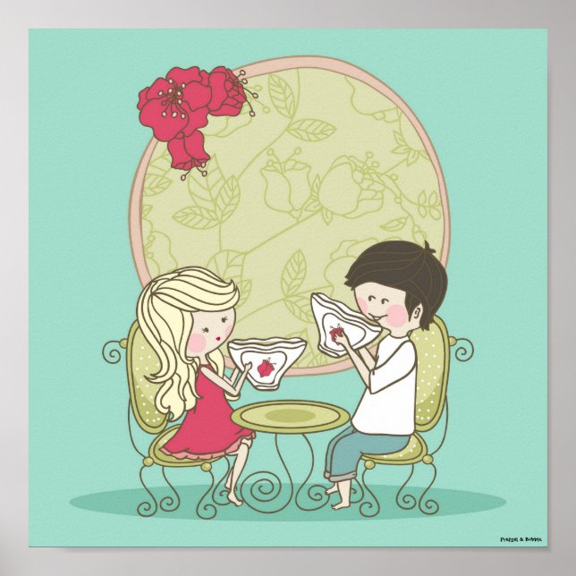 Póster Tiempo de té (Frente)