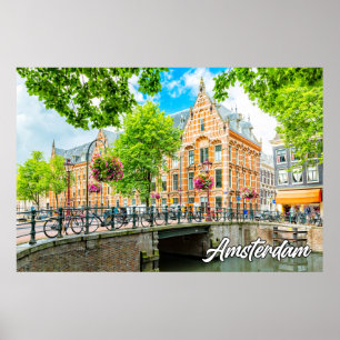 Póster Tiempo De Verano En Amsterdam (Países Bajos)