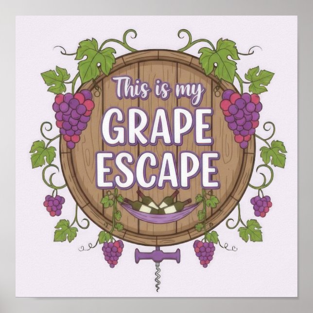 Póster Tiempo de Vino (Frente)