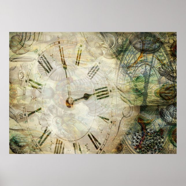 Póster Tiempo después de tiempo (Frente)