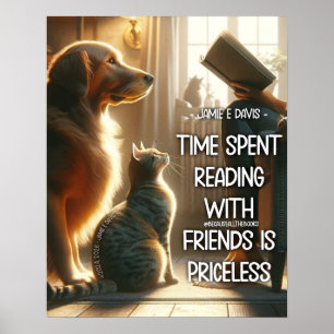 Póster Tiempo pasado leyendo con amigos