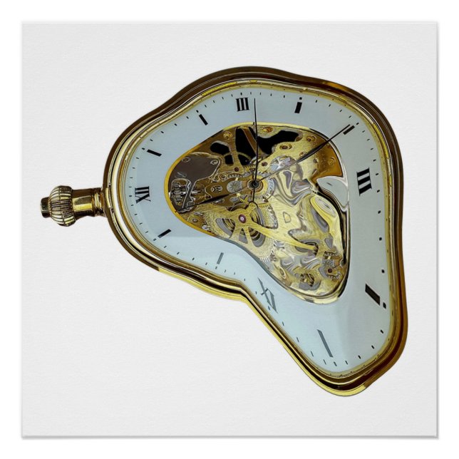 Póster Tiempo surrealista (Anverso)