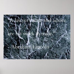 Póster Tiempo y consejo de un abogado