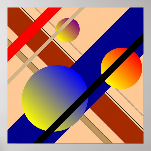 Póster Tiempo y espacio y luz (Frente)