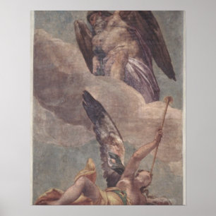 Póster Tiempo y fama, de la sacristía (fresco)