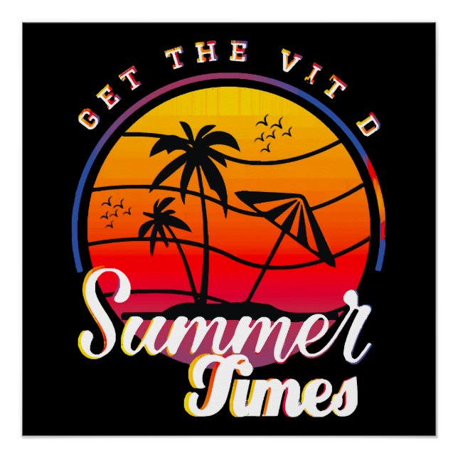 Póster Tiempos de Verano (Anverso)