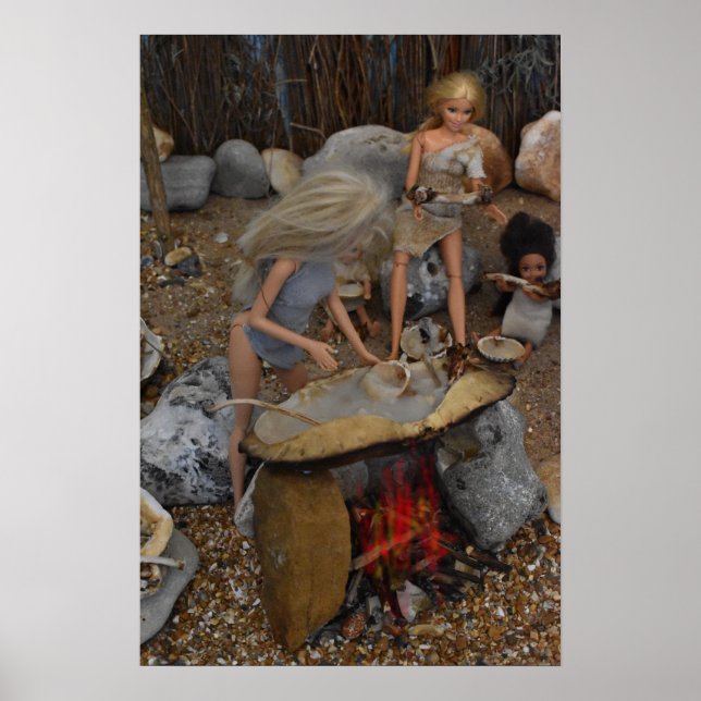 Póster Tiempos Jurásicos. (Frente)