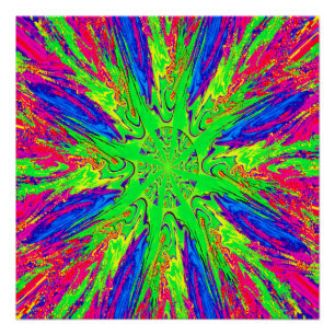 Póster Tiempos psicodélicos.