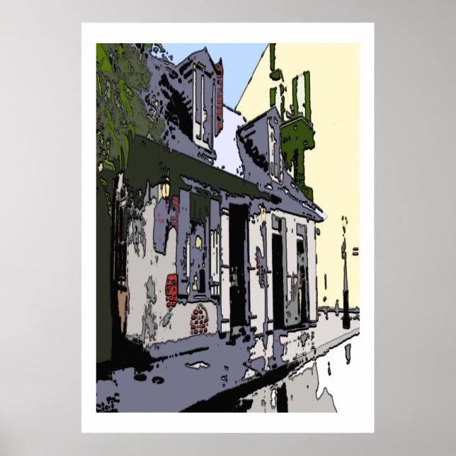Póster Tienda Black Smith del barrio francés, (Frente)