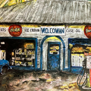Póster " Tienda Cowans " - Medios mixtos