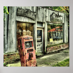 Póster Tienda de campo