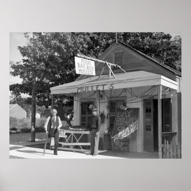 Póster Tienda de cebos occidentales, 1938 (Frente)