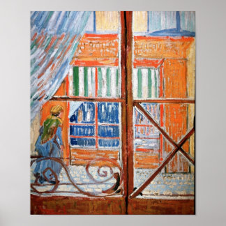 Póster Tienda de cerdo-carnicero de Window Van Gogh Bella