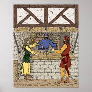 Póster Tienda de Farmacia Fantástica