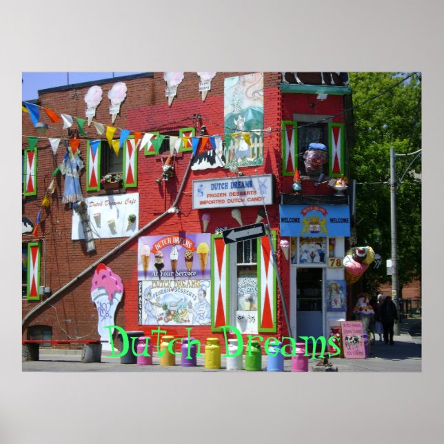 Póster Tienda de helados (Frente)
