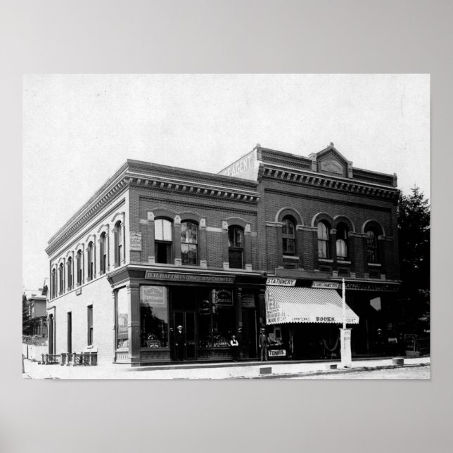 Póster Tienda de medicamentos Baldwin, Montclair, Nueva J (Frente)