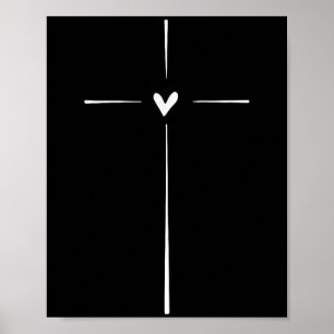 Póster Tienda de Navidad Uni Moderna Corazón Religioso Ne