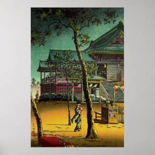 Póster Tienda de té en Kiyomizu Tsuchiya Koitsu 1940