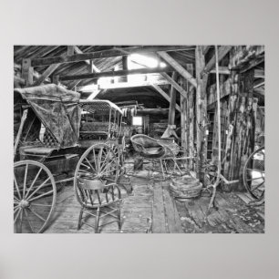 PÓSTER TIENDA DEL CARRO, DEL TRINEO Y DEL CARRO