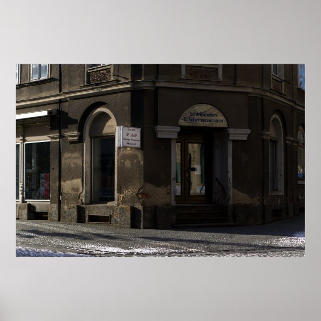 Póster Tienda minorista antigua (Frente)